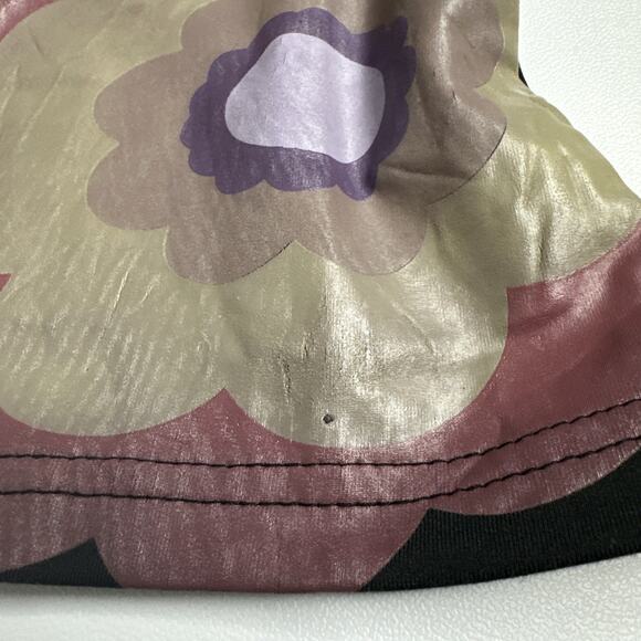 Vintage Y2K Kaily Womens Small Floral Mesh Long Sleeve Top Mod Print Grunge - Picture 7 of 15